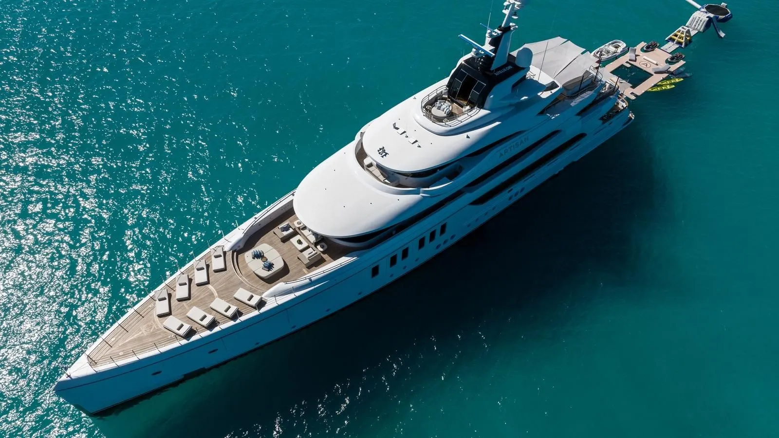 ARTISAN 65m mega yacht exterior Phuket